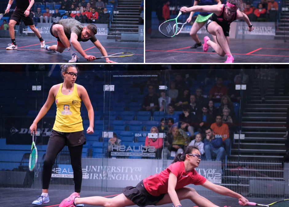 Flexibility from young squash players
