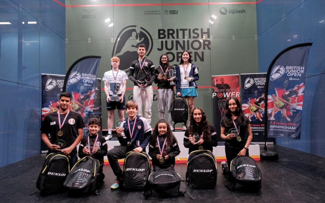 British Junior Open 2023 champions