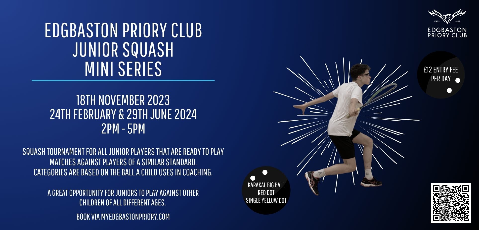 EPC squash junior mini series competition
